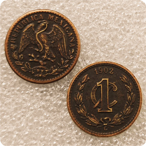 Monete Commemorative in Stile Antico da 1 <span class=keywords><strong>Centavo</strong></span> del Messico 1899-1905 - Product Image 4