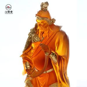 تمثال بوذا من الكريستال المنحوت يدويًا للتأمل وديكور المنزل وزينة الفنغ شوي ومجموعة الفنون - Product Image 4