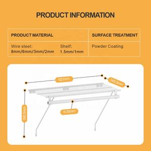 מפעל לא פורמלדהיד ארון ארון בגדים בסגנון נאדי ארון בגדים תיל מתכת מדפים ארון ארון המשרתת - Product Image 6