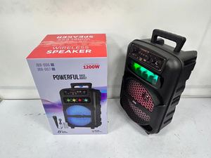 JBR-007 便携式大音箱户外 <span class=keywords><strong>DJ</strong></span> 派对音箱 8 英寸内置 3.7V/1800MAH 锂电池，带 7 色灯，适用于卡拉 OK - Product Image 5