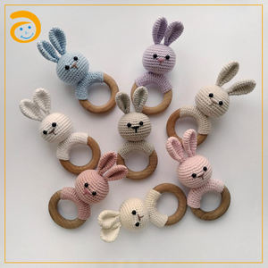 Animale crochet giocattoli <span class=keywords><strong>amigurumi</strong></span> rattle dentizione - Product Image 4