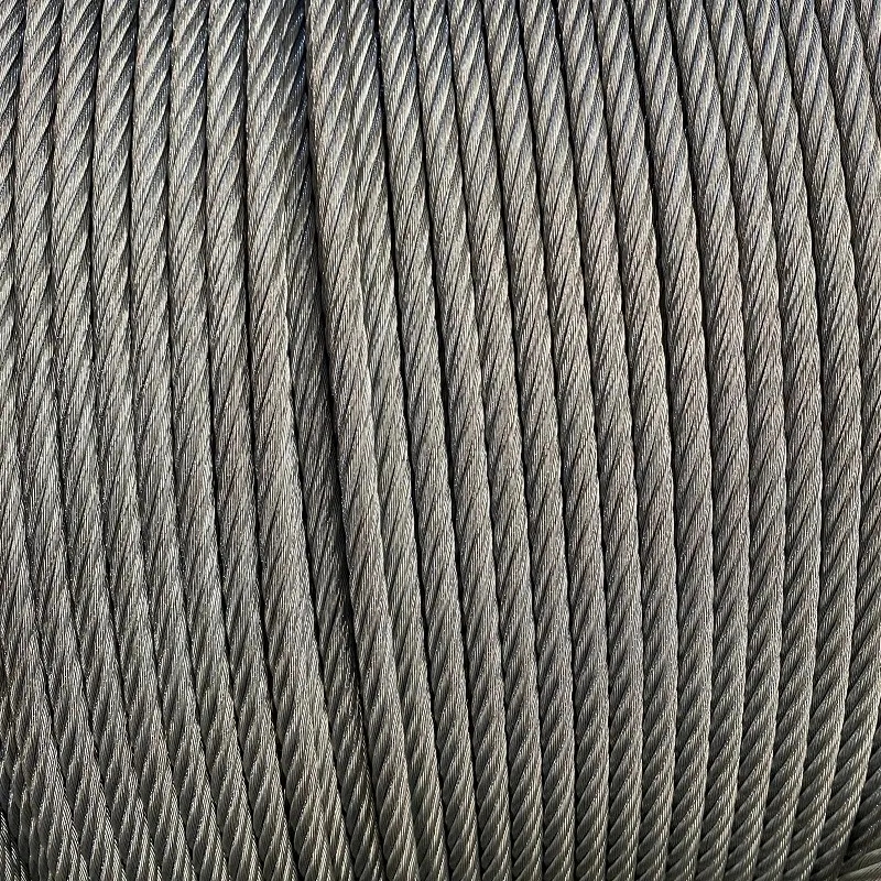 0.25 20-30g Cable Hot Dipped Galvanized Steel Wire Rope For Korea Manufacturer