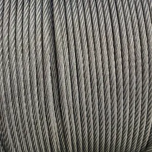 6*24 + 7FC çelik tel halat galvanizli tel halat 6x24 7fc çelik tel halat tedarikçisi