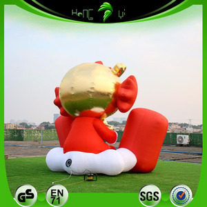 Ballon gonflable géant Modèle Dieu de la Richesse Publicité extérieure Gonflables Mascotte de dessin animé pour la décoration des centres commerciaux du Festival du Printemps - Product Image 6