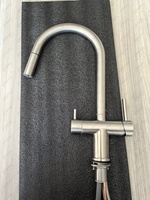 Mélangeur d'évier extractible 2 en 1 à 3 voies Robinet d'eau chaude et froide avec eau potable Robinet de cuisine en acier inoxydable Griferia