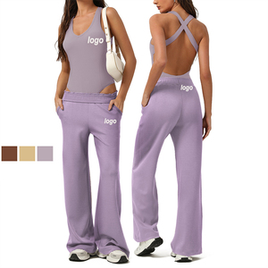 Pantaloni larghi larghi svasati tuta da Yoga tuta da ballo da <span class=keywords><strong>donna</strong></span> allenamento allenamento body da <span class=keywords><strong>donna</strong></span> Sexy body da palestra da <span class=keywords><strong>donna</strong></span> - Product Image 1