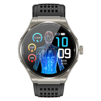 Montre connectée VALDUS ECG Health Smartwatch, surveillance du sommeil, mesure de la composition corporelle, écran rond de 1,43 pouce, VE35 PRO