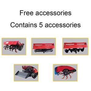35HP Changfa 4WD Ride-On Crawler Diesel <b>Rotary</b> Tiller Tractor Compact Mini Farm <b>Machine</b> for Greenhouses Orchards & Narrow Fields - Product Image 2