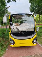 Autobús turístico eléctrico de plomo-ácido o batería de litio de 14 asientos, coche abierto o cerrado, turista urbano a la venta