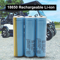 Bộ pin Li-ion 18650 1S1P đầu nút 3.7V 3000mAh 3200mAh 3400mAh 3500mAh với đầu nối PCB tích hợp