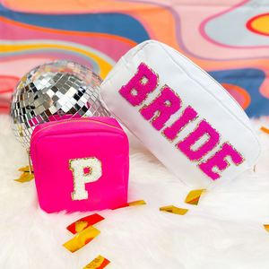 Parche con logotipo de letra personalizado, venta al por mayor, parches con letras de hierro para camisetas, bolsos, ropa, parches de chenilla bordados - Product Image 4