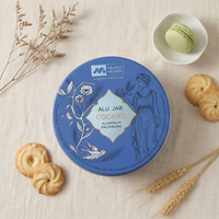Individuell Bedruckte Lebensmittelechte Aluminiumdosen für Kekse und Macarons, Umweltfreundliche Nachhaltige Metalldosen im Großhandel, OEM
