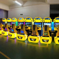 Machine de karaoké à monnayeur, simulateur d'arcade, vente chaude, 2 joueurs, matériel GUA + verre trempé, anglais, 1500W