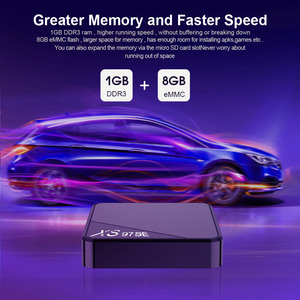 Nhà Máy Giá rẻ nhất Android TV Box xs97 SE 1GB RAM 8GB ROM Allwinner H313 4K Android 10 <span class=keywords><strong>STB</strong></span> Set Top Box nhanh hệ thống - Product Image 6