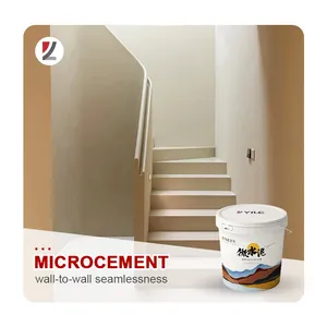 Yile Interior Wall Paint Acrílico Microcimento Kit Pintura Nano Penetração Impermeável Parede E Piso