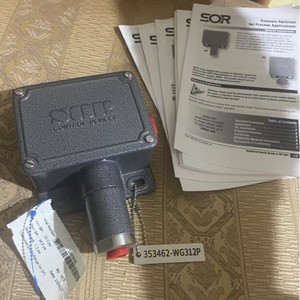 Interruptor de Presión Diferencial SOR Thor 101NN-K3-N4-C1A, Rosca G1/2, IP65, Latón, para Aire - Product Image 3