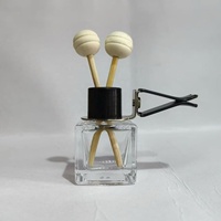Botol Kaca Aromaterapi Gantung Mobil 8ml Warna Frosted, Botol Parfum Diffuser Mobil Kosong, Harga Pabrik, Ready Stock