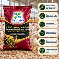 Prémélange composé de minéraux et oligo-éléments Jinmao à 0,3 % pour poulets de chair en croissance, reproducteurs et poulettes de 6 à 20 semaines