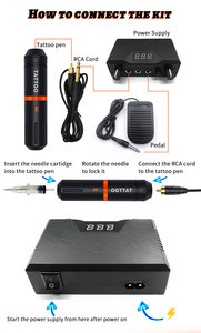 Máquina de <span class=keywords><strong>tatuaje</strong></span> profesional para principiantes, <span class=keywords><strong>Kit</strong></span> completo de máquina de <span class=keywords><strong>tatuaje</strong></span> a precio de fábrica - Product Image 5