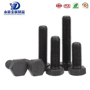 Black Oxide Din933 Hex Head <strong>Bolts</strong> M16x50 Grade <strong>8.8</strong> 10.9 12.9 M5x50 M6 M8 M10 M12x1.5 M14 M22 M36 1/2 X 28 Inch 5/8 90mm - Product Image 2