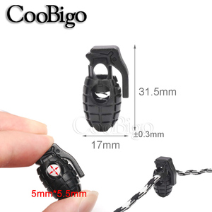 100 Cái Kẹp Chốt Khóa Dây Lựu Đạn Bằng Nhựa Kẹp Lò Xo Cho Paracord Dây Rút Dây Ba Lô Dây Thừng Nhiều Màu - Product Image 3