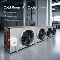Évaporateur de chambre froide à dégivrage électrique, fort débit d'air, pour système de réfrigération de stockage de fruits de mer et de poisson