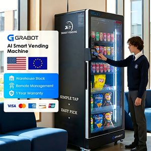 Distributeur automatique intelligent IA extérieur pour café glacé et collations avec <span class=keywords><strong>paiement</strong></span> intégré – Combinaison collation et boisson - Product Image 1