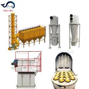 SDCAD Professional Customized Bag Filter Pulse Jet Type Dust Collector For Industry Dust Remove