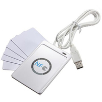 Lector/Grabador de Tarjetas Inteligentes NFC Portátil de 13.56MHz, Protocolo ISO14443A/B ISO15693, Distancia de Lectura/Escritura de 5cm, USB 2.0