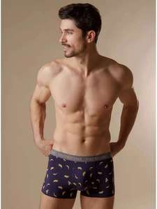Boxers pour hommes respirants et antibactériens, coupe douce et agréable pour la peau, imprimé <span class=keywords><strong>banane</strong></span>, taille mi-haute, sous-vêtements en coton et élasthanne, ODM - Product Image 6