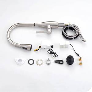 Grifo de Cocina Extraíble de Acero Inoxidable con Sensor Táctil Inteligente, Mezclador de Agua con Panel Táctil y Certificado CUPC - Product Image 4