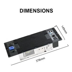 โมดูลเครื่องขยายเสียงระดับ D 1000W โมดูลเครื่องขยายเสียง2ช่องสัญญาณ DSP - Product Image 4