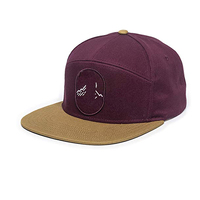 Personalizado de lujo de 7 paneles en 3D con logotipo bordado Hip Hop Snap Back de algodón/poliéster Snapback Cap Hat Sport Hat