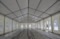 Bâche flexible imperméable de PVC de tissu pour la couverture extérieure industrielle et civile de tente d'utilisation