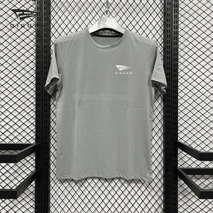 T-shirt à manches courtes col rond 26-27, haut de sport, nouveau t-shirt ample en soie glacée à séchage rapide, maillot de football - Product Image 1