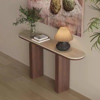 Console d'entrée moderne en bois pour salon, meuble d'appoint mural pour appartement