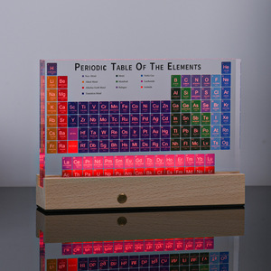 ตารางธาตุอะคริลิกสำหรับตกแต่งโต๊ะทำงาน ความโปร่งใสสูง ของตกแต่งบ้าน ของตกแต่งห้องอ่านหนังสือ - Product Image 3