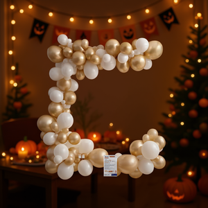 Festivals <b>Party</b> <b>Decoration</b> <b>Set</b> Balloon Strap Elegant Easy Assemble For Halloween Christmas Graduation New Year Thanksgiving - Product Image 2