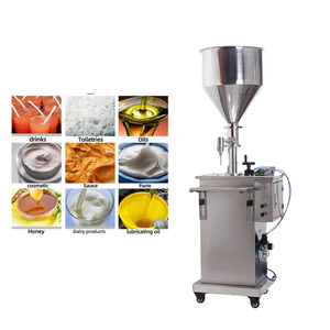 Máquina de llenado de pasta líquida a precio de fábrica, máquina de llenado vertical adecuada para cosméticos de cera de abeja con una tolva grande de 40L. - Product Image 4