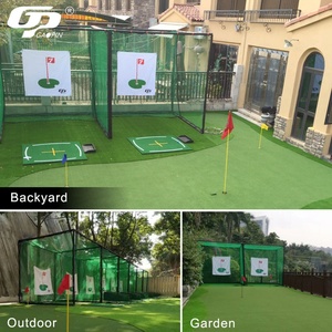 Red de Práctica de <span class=keywords><strong>Golf</strong></span> GAOPIN GP-2533B 3 x 3 x 3 m, Material de Espuma y Césped Artificial de Nailon, Color Negro y Verde, Uso en Interiores y Exteriores - Product Image 4