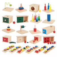 Mainan Edukasi Montessori Kayu TOP Baby, Perlengkapan Montessori Anak, Set Lengkap, Ramah Lingkungan, Alat Peraga Matematika
