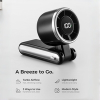 Nuevo Ventilador Turbo Plegable de Mano con Carga USB, Pantalla Digital y Servicio Personalizado para Uso en Exteriores