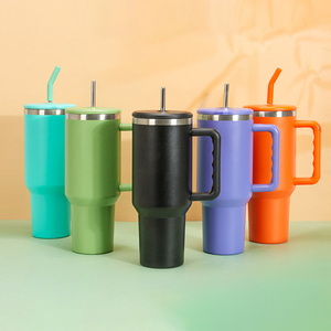 Vaso Térmico Grande de Acero Inoxidable 304 con Pajita, Botella de Agua para Retención de Calor y Frío, para Coche, Exteriores, Bebidas, para Mujer - Product Image 3
