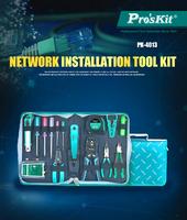 Ensemble d'outils de sertissage et de câblage de réseau PK-4013 Proskit pour la réparation et les tests de maintenance de l'installation de réseau de base en Afrique