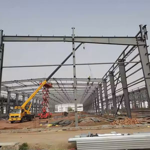 China Factory Price prefab metal pole barn steel structures Warehouses Building for Office Farm house <b>Workshop</b> Supermarket - Product Image 4