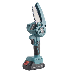MulinSen - <span class=keywords><strong>Mini</strong></span> <span class=keywords><strong>Motosierra</strong></span> Eléctrica de 21 V, Recargable, Inalámbrica, para Cortar Madera, para Podar en el Jardín, con Baterí<span class=keywords><strong>a</strong></span> de 5.0 Ah - Product Image 2