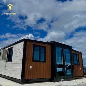 Living Homes Bajo costo Ingeniería duradera <span class=keywords><strong>50m2</strong></span> Contenedor prefabricado Casa prefabricada de 2 dormitorios para campamentos <span class=keywords><strong>modulares</strong></span> modernos - Product Image 6