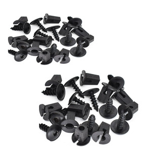 Vis d'aile en métal en acier inoxydable vis autotaraudeuses avec noirci pour sièges de voiture, couvercles de moteur plaques de base clips de fixation - Product Image 6