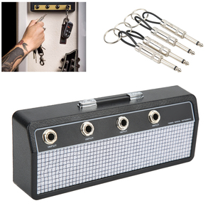 Boîte de rangement pour fiches de <span class=keywords><strong>guitare</strong></span>, <span class=keywords><strong>support</strong></span> mural pour <span class=keywords><strong>amplificateur</strong></span> de <span class=keywords><strong>guitare</strong></span>, <span class=keywords><strong>support</strong></span> pour clés avec 4 porte-clés - Product Image 5