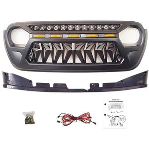 Parrilla Delantera DOS para Auto, Rejilla ABS 4x4, Accesorios para Jeep Wrangler JL Gladiator JT, Sahara <span class=keywords><strong>Rubicon</strong></span> <span class=keywords><strong>2018</strong></span>+ - Product Image 3